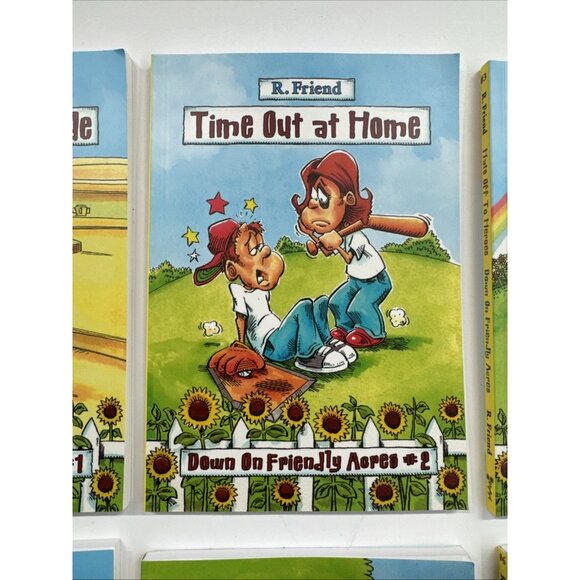 Down On Friendly Acres Books Set 1-6 Paperback Sunflower Seeds R Friend Children - Picture 5 of 16